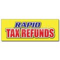 Signmission RAPID TAX REFUNDS DECAL sticker taxes refund check fast cash taxes IRS w2, D-12 Rapid Tax Refunds D-12 Rapid Tax Refunds